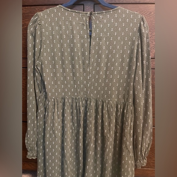 BP. green floral mini dress - Picture 2 of 8